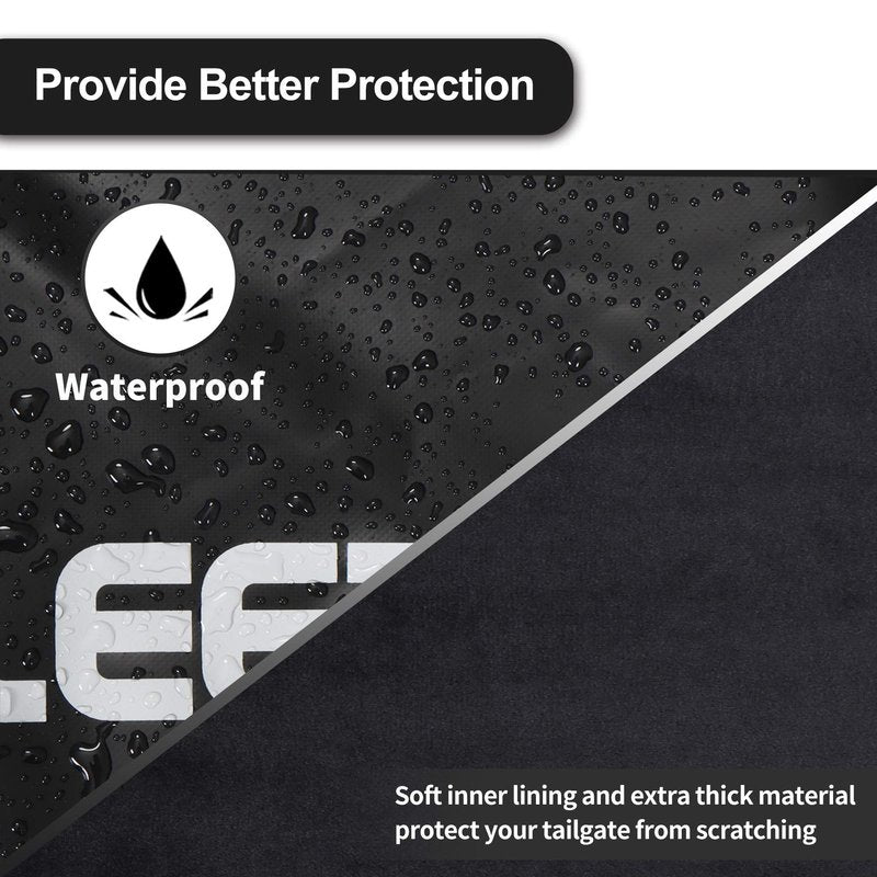 LEETPIC Heavy-Duty Tailgate Bike Pad for Pickup Trucks - Non-Slip, Waterproof, and Padded Protection Fits Most Medium Truck Tailgates - Durable Bike Transport Pad for Mountain, Road, and Electric Bike