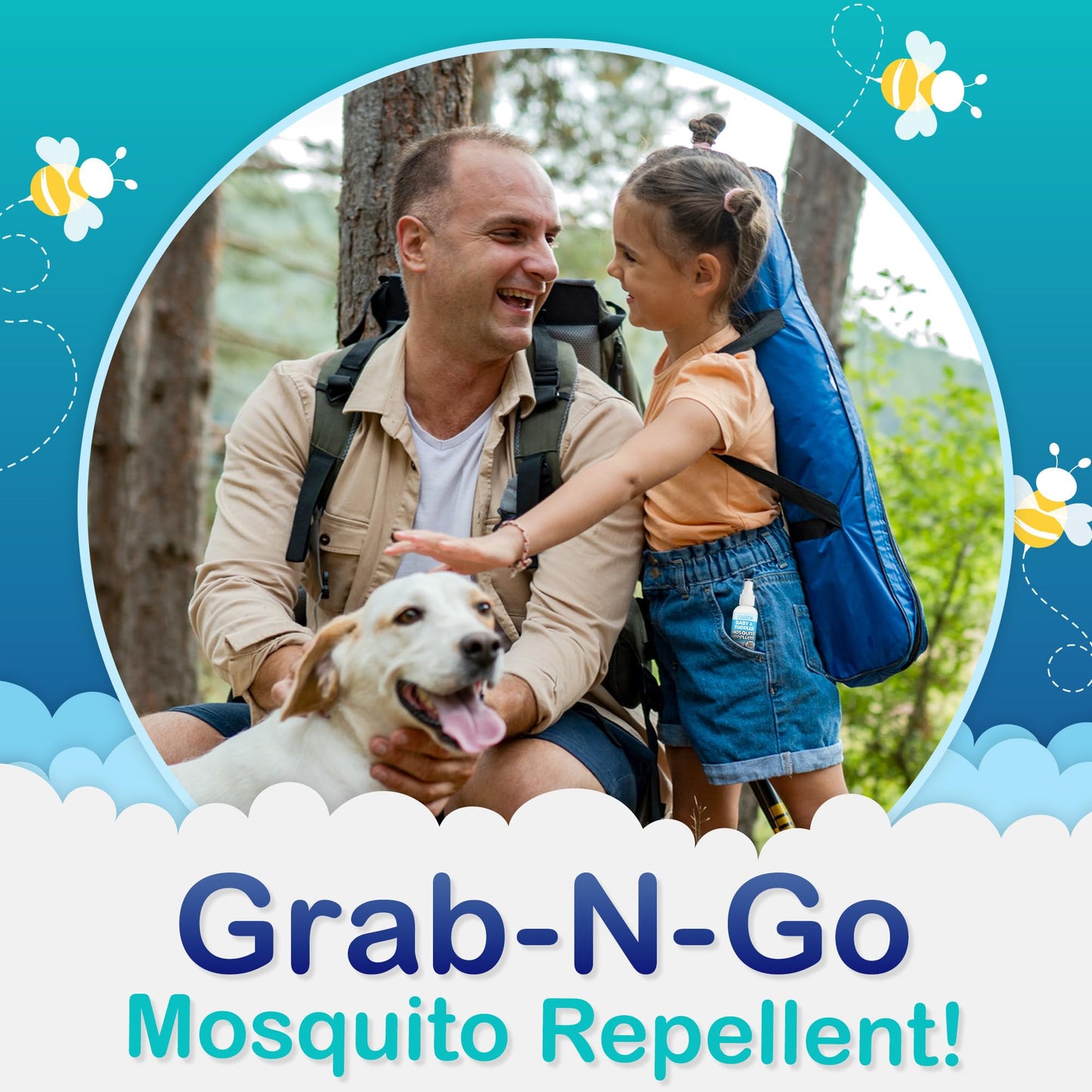 Ms. Pixie’s Baby & Toddler Mosquito Repellent – DEET-Free Insect Repellent for Babies & Toddlers, Gentle Outdoor Protection, 6 oz