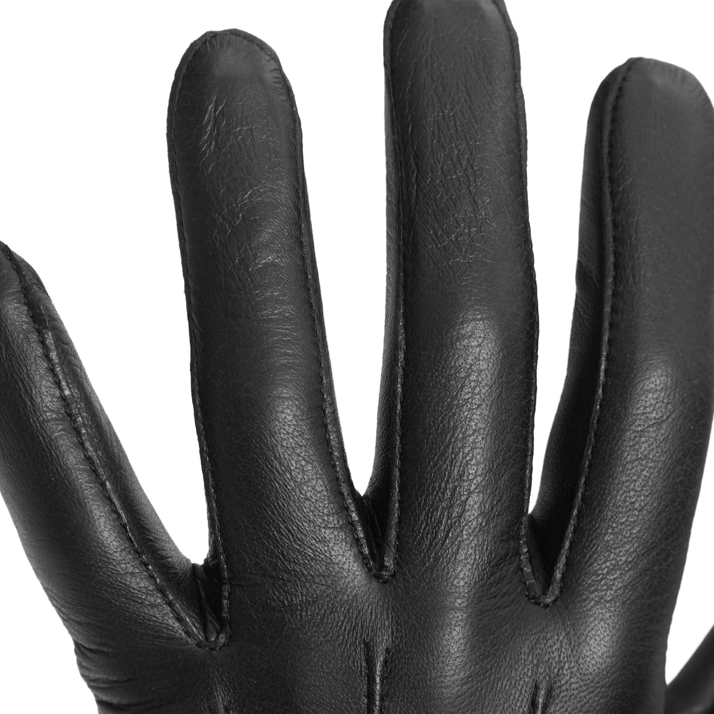 Pratt & Hart Guardia™ Men’s Black Leather Gloves - Perfect for Precision Tasks & Driving