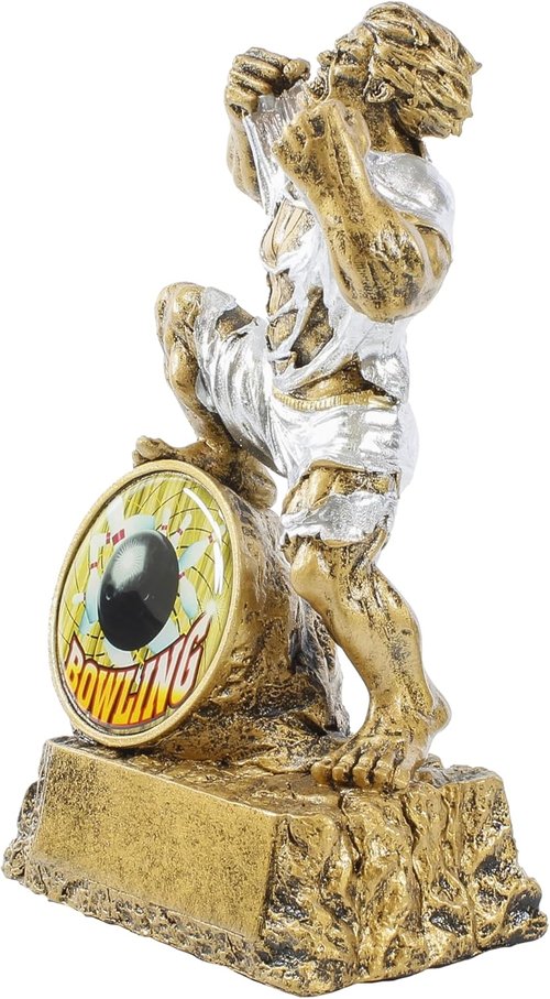 Decade Awards Monster Trophy - 6.75" Victory Award with Customizable Front Insert | Engraving Available