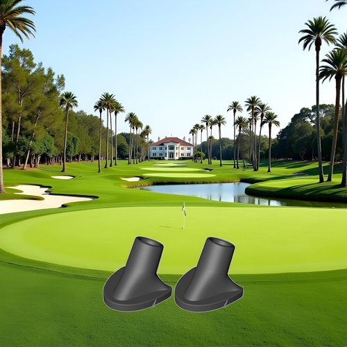 Jowxsx 4Pcs Golf Bag Stand Replacement Feet, Necessary Golf Bag Feet Replacement for Golf Bag Accessories,Strong Grip,Wear-Resistent,Easy to Install