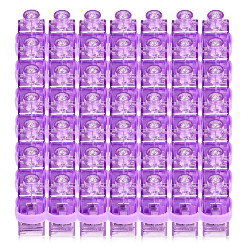 Finger Lights for Kids, 50Pcs Purple Finger Flashights Glow in the Dark Party Favors Bulk, Led Light Up Finger Light for Easter Back to School Classroom Prizes Halloween Trick or Treating Goodie Bags