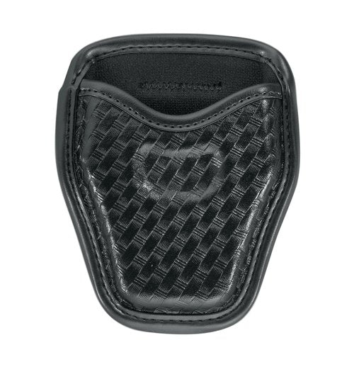Bianchi 7934 AccuMold Elite Open Handcuff Case, Basketweave Black