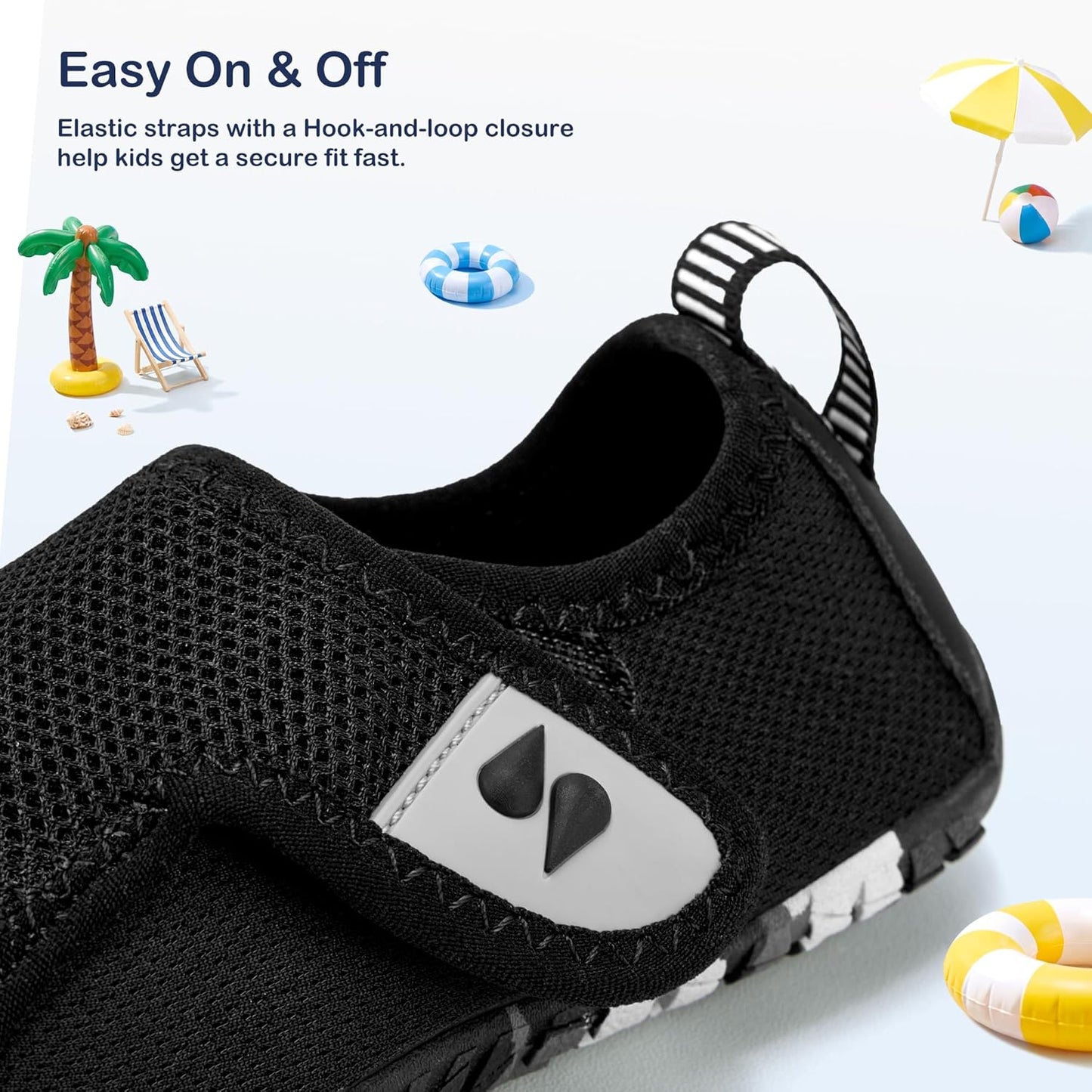 Stelle Toddler Water Shoes - Non-Slip Barefoot Swim & Beach Footwear for Kids | Ideal for Hiking & Pool Fun