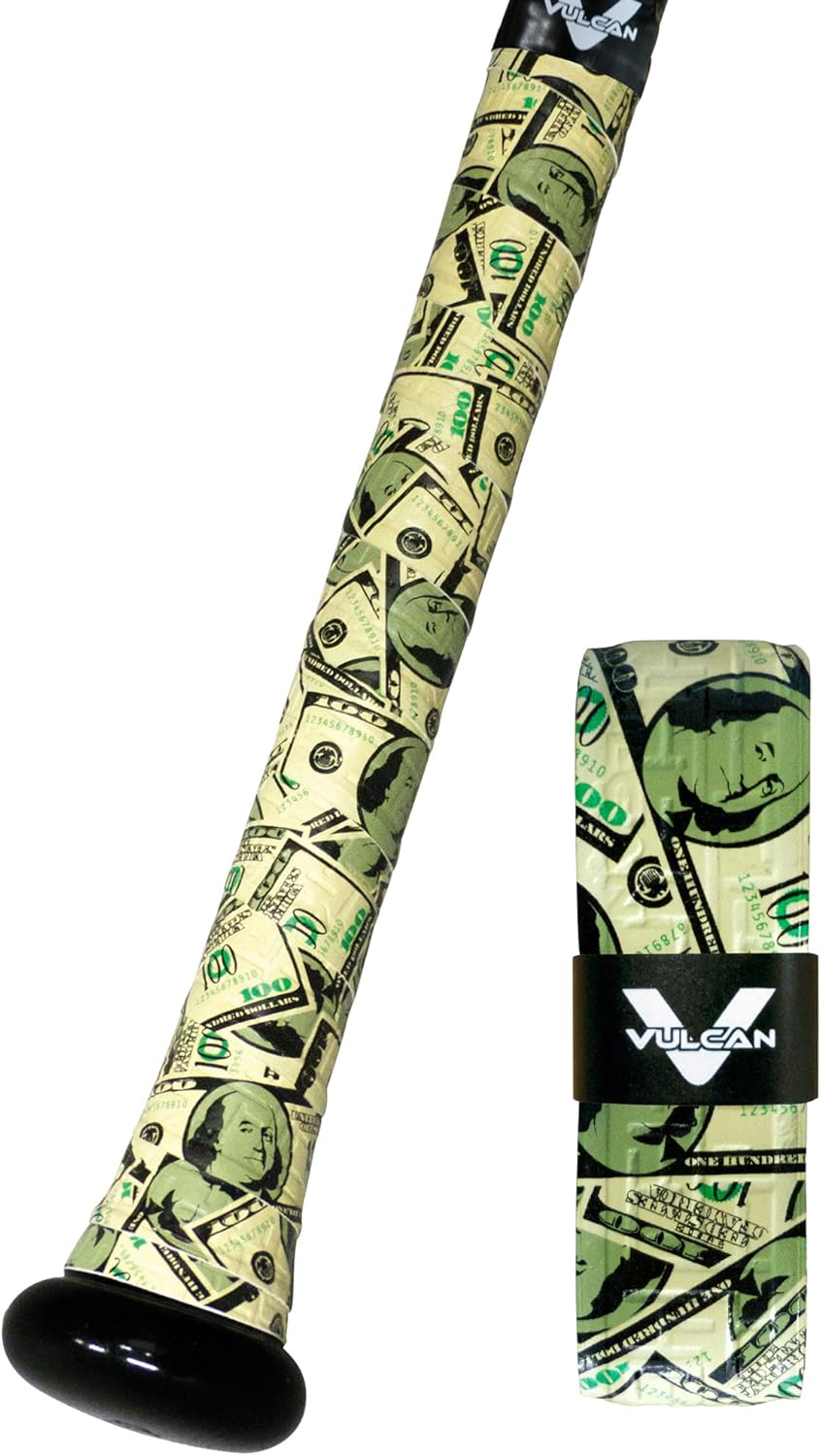 Vulcan Bat Grip | 0.50mm, 1.00mm, 1.75mm | Baseball & Softball | Multiple Colors Available
