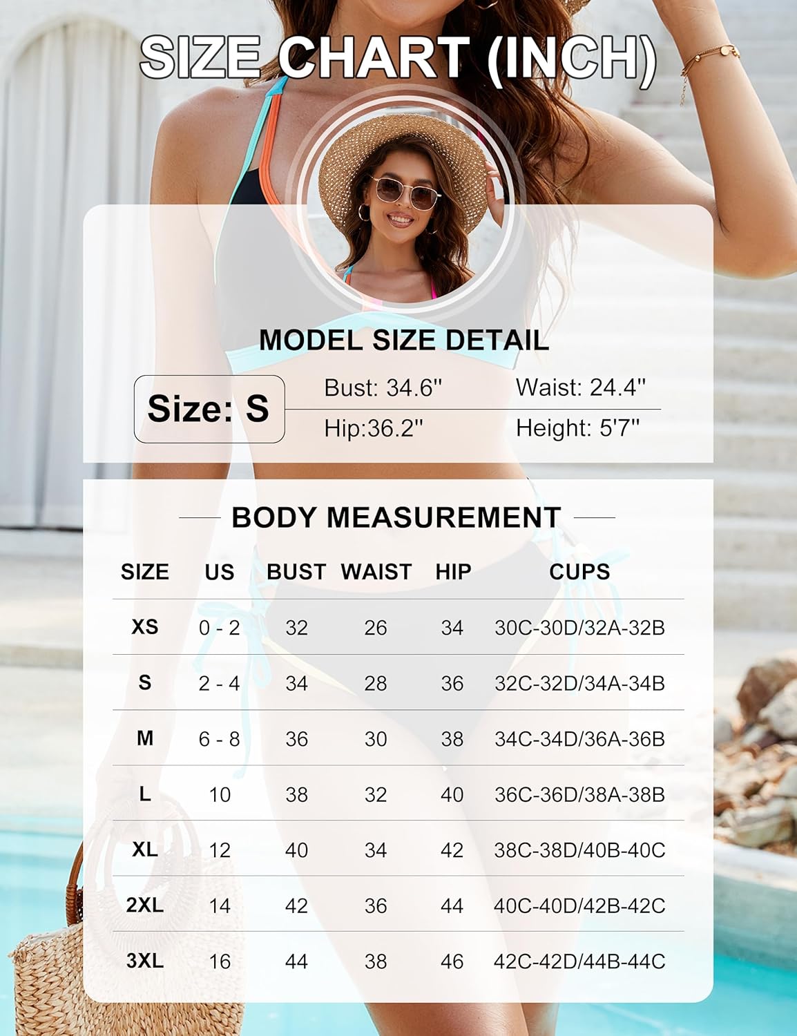 Blooming Jelly Women's Bikini Set - Stylish Two-Piece Swimsuit with Triangle Top & Cheeky Bottoms