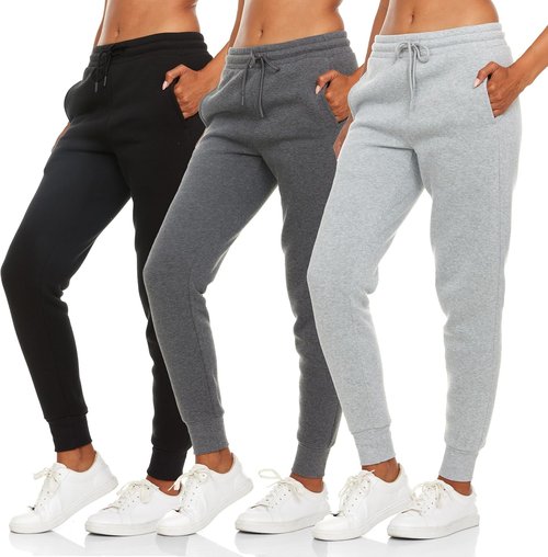 BottomLine Women's Fleece Sweatpants - Comfortable Joggers in Plus Size Options