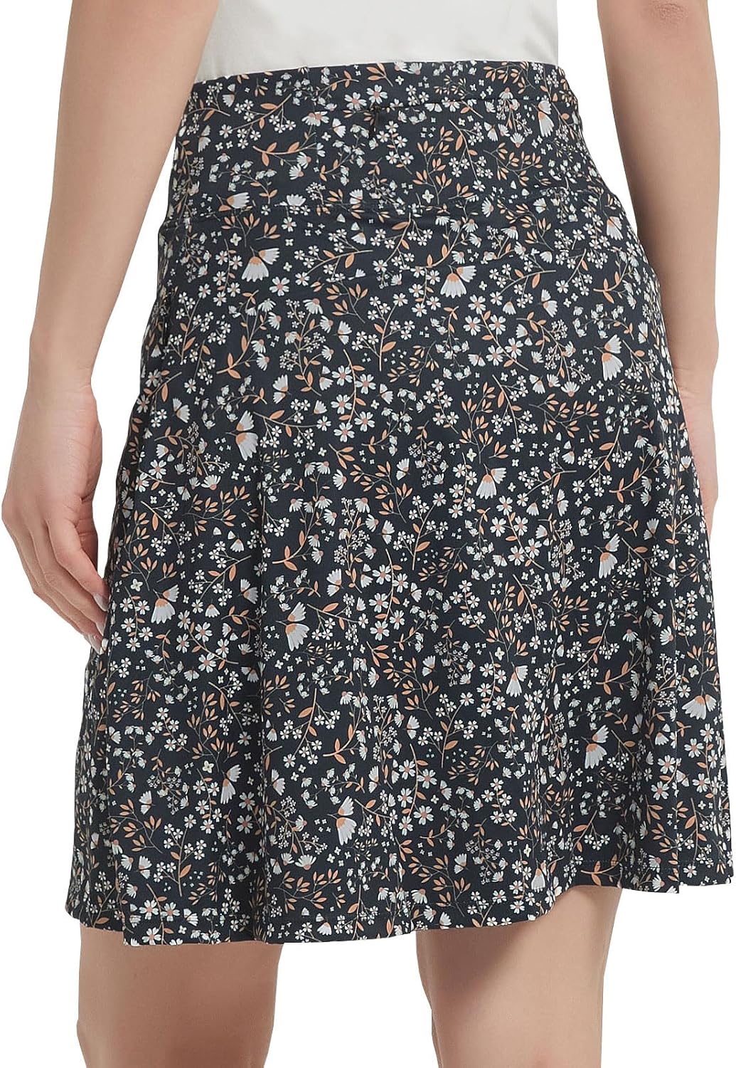NOOYME Athletic Skorts for Women - Modest Knee-Length Tennis & Golf Skirts with Pockets