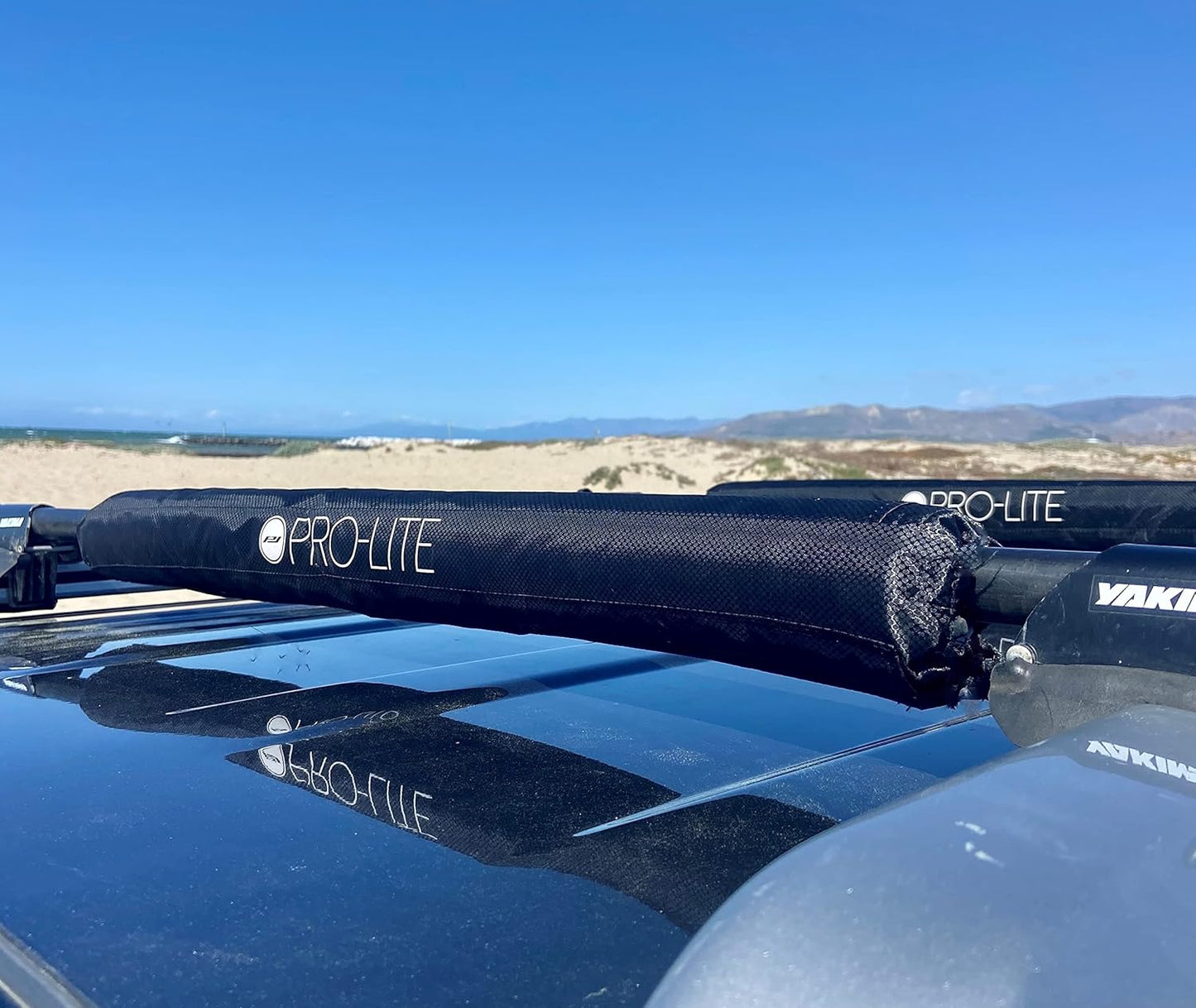 Pro-Lite Surfboard Rack Pad Set - Durable Round Bar Design for 31" Wide Roofs