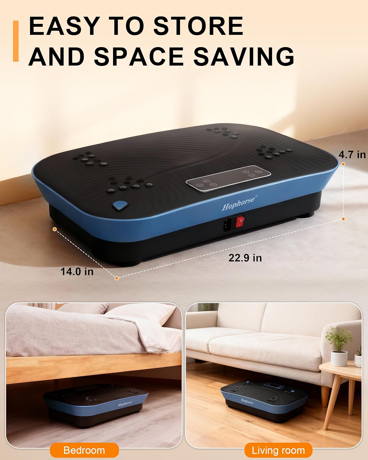 Skiennix Vibrating Plate Machine - 180 Speeds for Lymphatic Drainage & Weight Loss | 460LB Capacity, Bluetooth Fitness Platform