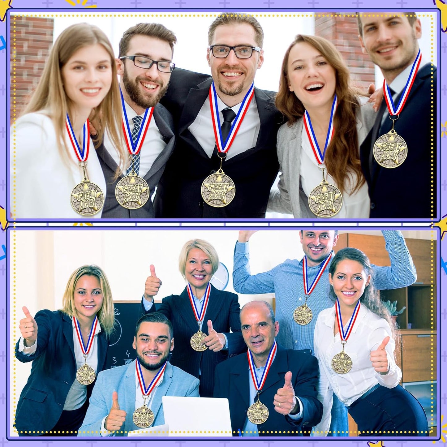Quelay 30 Pcs 2'' Gold Medals for Awards,Winner Encourage Team Participation for Adults Trophy Award Prize Gift Competitions Graduation Party