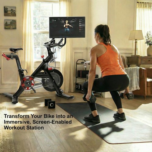COOLWUFAN 360 Degree Screen Swivel Mount for Peloton Bike, Upgraded Swivel for Peloton, Accessory to Turn for Peloton Bike Screens, Accessories for Peloton(Not Compatible with Bike+)