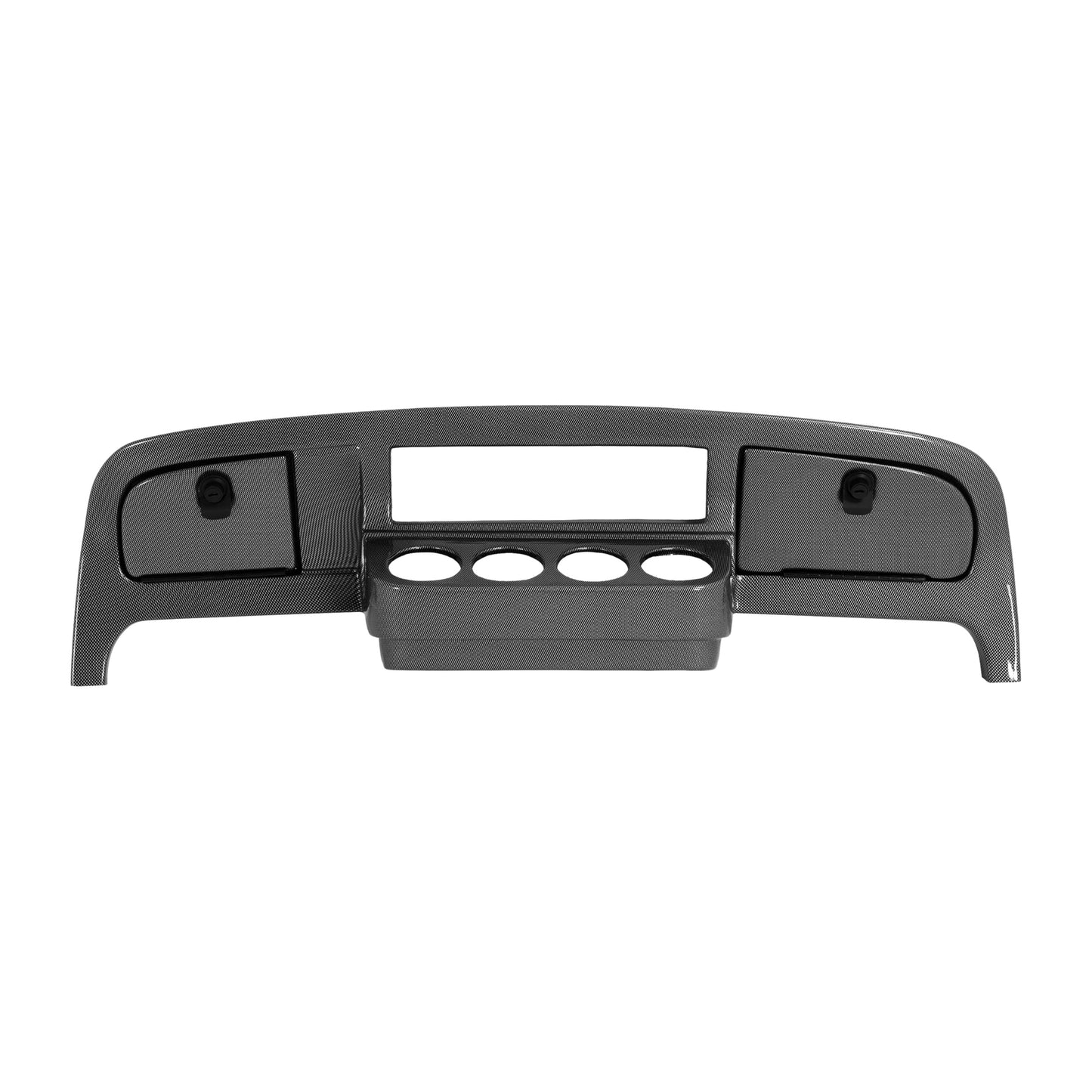 WUTIST Dashboard Cover Golf Cart Dash Compatible with 2014-Up EZGO Freedom TXT & Express S4/L4, S6/L6 W/Locking Doors & Keys ABS Plastic