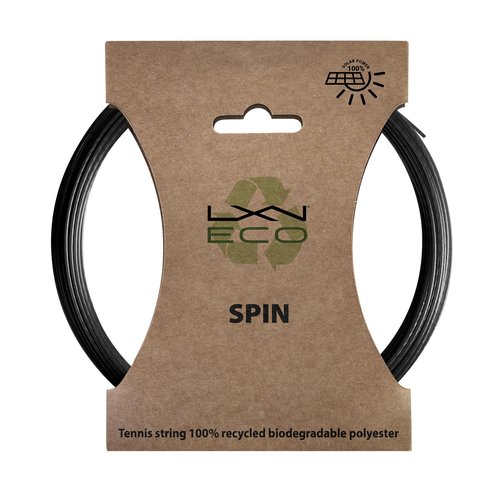 Luxilon Eco Spin Tennis String - Set, Black
