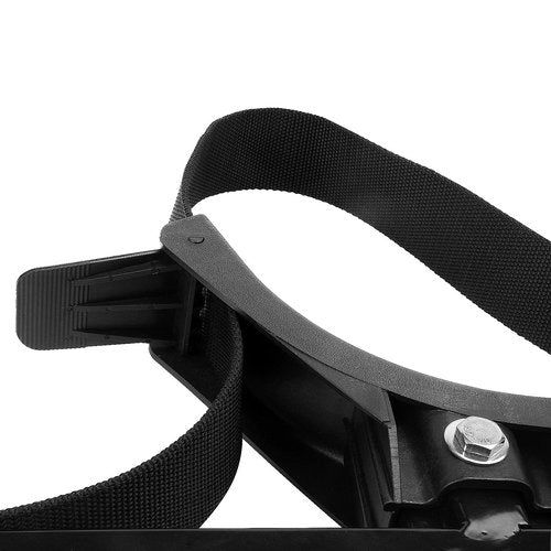 Roykaw Golf Cart Bag Holder Bracket Attachment for Rear Seat - Compatible with EZGO Club Car Yamaha - No Drilling Required/Easy Disassemble Design/Steel Frame Bracket - More Sturdy
