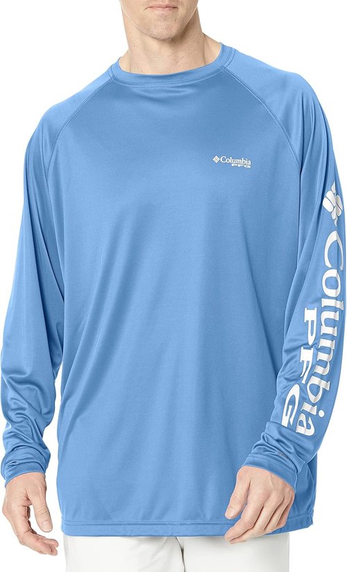Columbia Men's PFG Terminal Tackle Long Sleeve Fishing Shirt - Lightweight & Quick-Dry Fabric