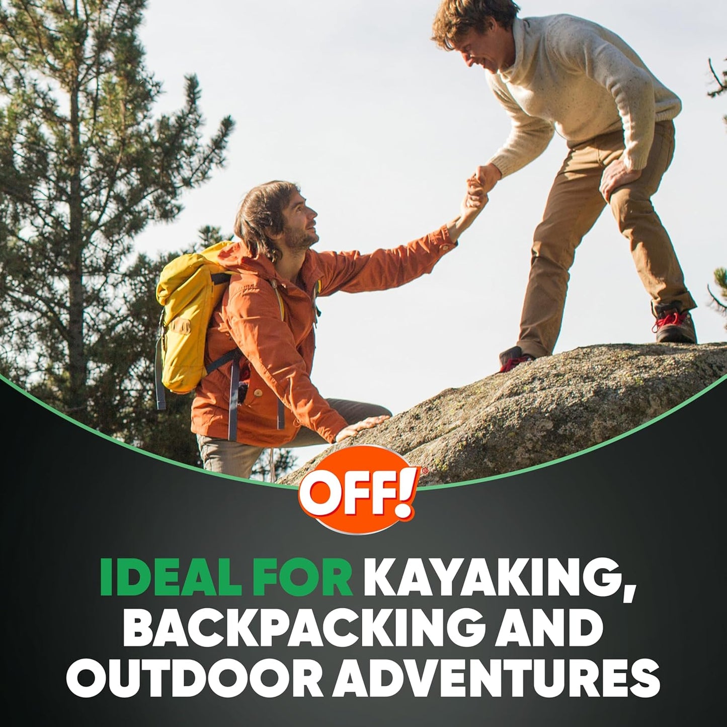 OFF! Deep Woods Insect Repellent Spray - 6 Ounce Pack of 2 for Hunting, Camping & Fishing