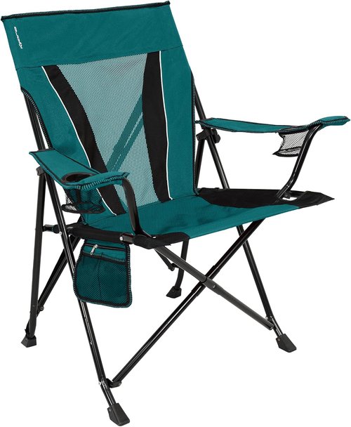 Kijaro XXL Dual Lock Camping Chair - Supports Up to 400lbs | Versatile Folding Outdoor Seat