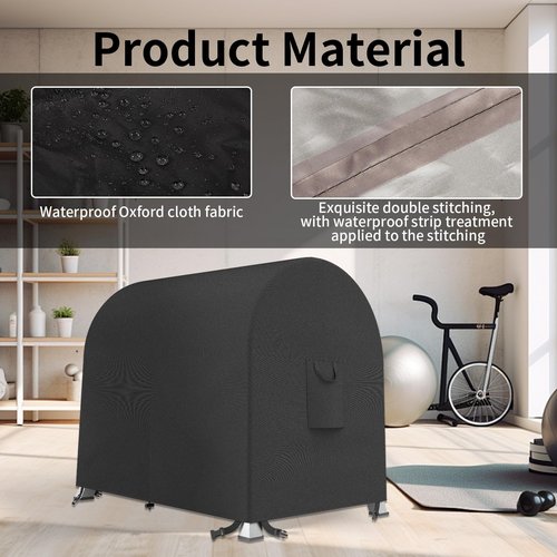 Dumbbell Weight Rack Cover,600D Oxford A-Frame Dumbbell Rack Cover,Equipment Home Gym Set Cover,for Storage Fitness Dumbbells,Outdoor Waterproof Workout Barbell Covers,Adjustable Accessories Dust Bag