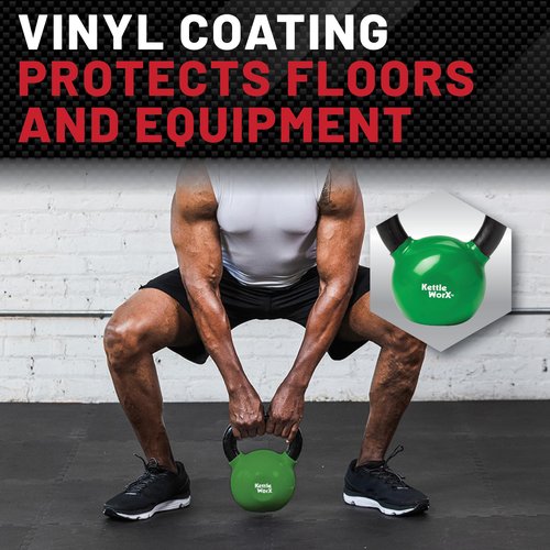 KettleWorX 5 LB Kettleball Weight for Strength Training, Conditioning, and Fitness