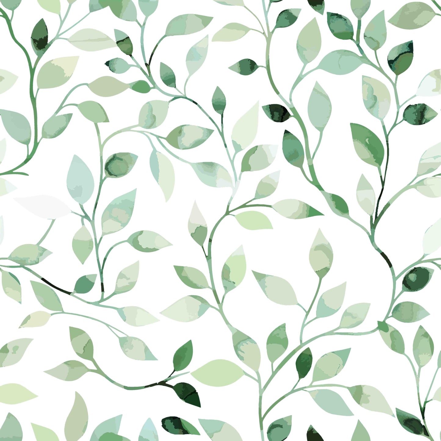 Wookmmy Modern Blue and Sage Green Leaf Peel and Stick Wallpaper Botanical Design Removable Self Adhesive Vinyl Contact Paper for Bathroom Waterproof Cabinets and Farmhouse Wallpaper 17.7" x 70.8"