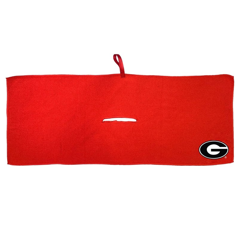 Team Golf NCAA Georgia Bulldogs Microfiber Golf Towel, 16x40 (Multicolor)