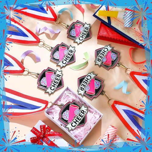 Bulk Sports Medals - 10/20/30/40 Pcs Award Medals with Neck Ribbons | 2.4 Inch Winner Trophy for Tournaments