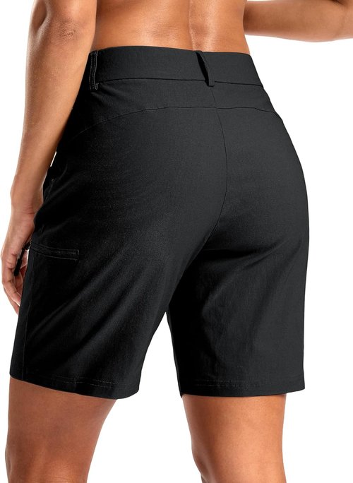 G Gradual Women's Hiking Cargo Shorts - Quick Dry, Lightweight Summer Travel Shorts with Pockets