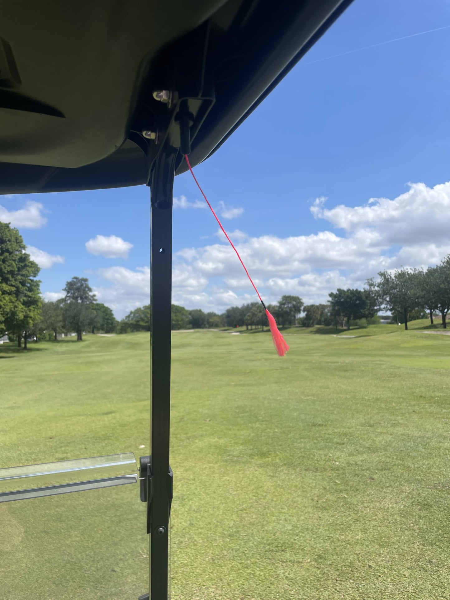 Tattle-Tail Golf Cart Wind Indicator (Neon Pink)
