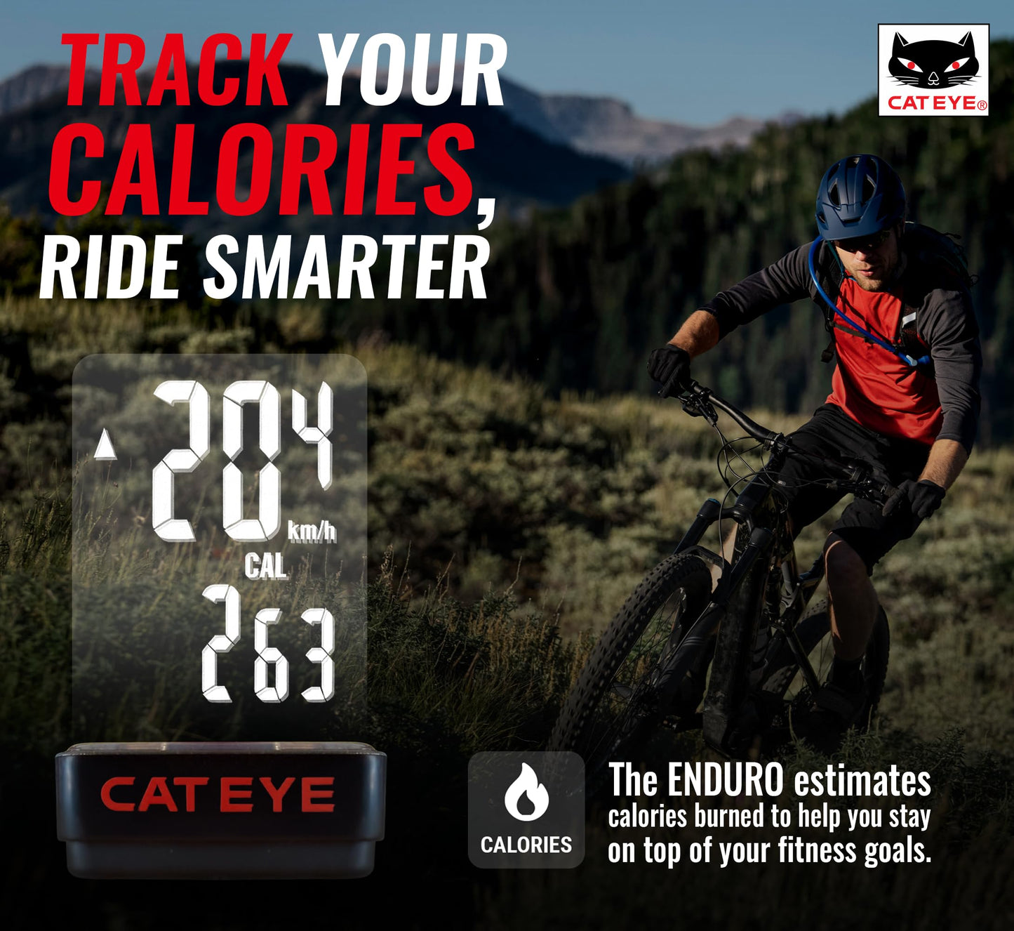 CATEYE Wired Bike Computer – Entry-Level Speedometer and Odometer, Perfect for Beginner Cyclists, Auto Start/Stop, Easy Setup for Road, MTB, Gravel Bikes, 3 Year Battery Life