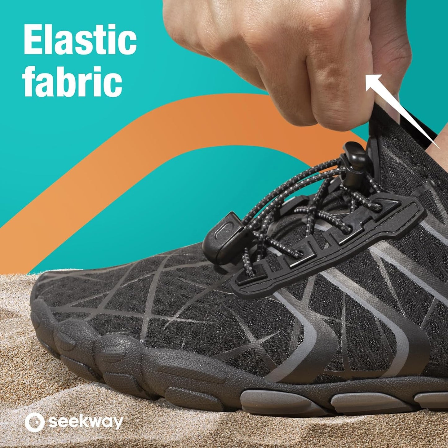 SEEKWAY Water Shoes - Quick-Dry Aqua Socks for Men & Women | Ideal for Beach, Swim, Hiking & Kayaking