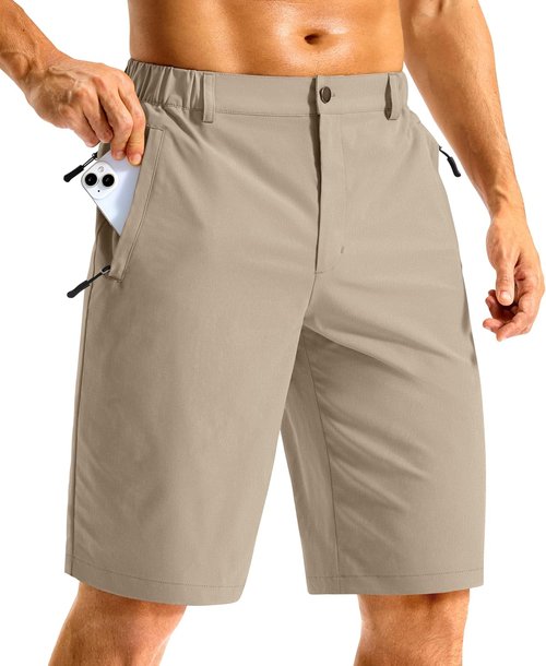 G Gradual Men's Casual Golf Shorts - 11" Lightweight Stretch for Hiking & Outdoor Work