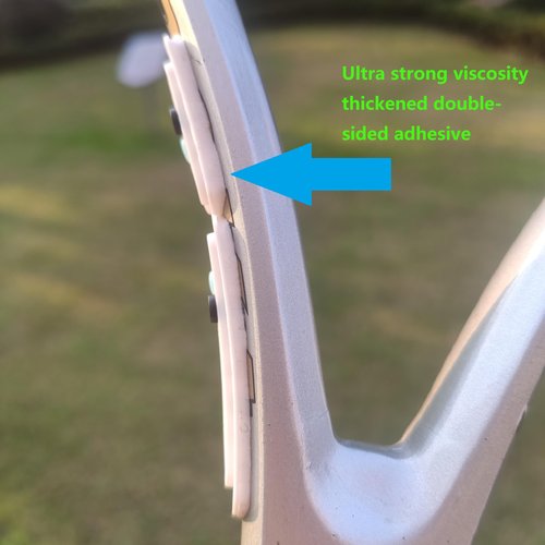 FUMELPRO Score Keeper for Tennis Racket and Padel,Easily Mounted Small Score Board to Keep Score of Points.numbers carved by Laser, bonded with strong Adhesive without Falling off,the Best Tennis Gift