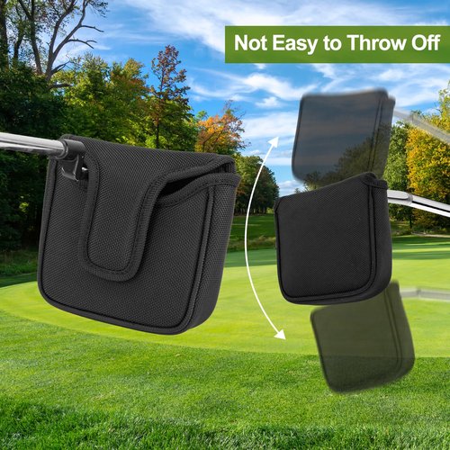 Golf Putter Covers Mallet Putter Headcover with Magnetic Closure Golf Club Cover Golf Headcover for Most Brand(for Mallet Putter 3)