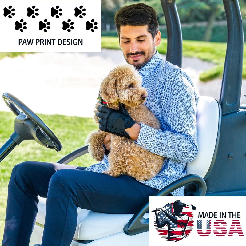 ProActive Sports Paw Print 3 ¼” 100 Pack of Durable 6 Prong Plastic Golf Tees for Dog or Cat Lover - Made in The USA