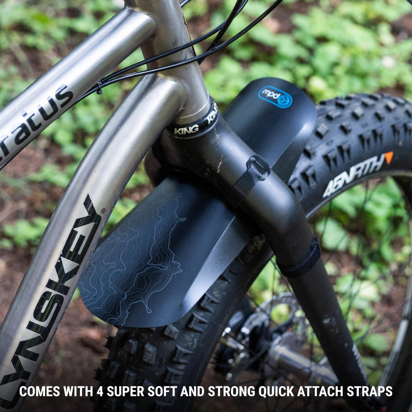 Portland Design Works Mud Shovel 6.5 Fender, Fat Fork Fender