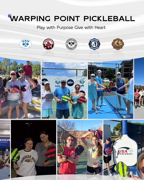 Warping Point Neon Gen 3 Pickleball Paddle, UPA-A Approved, Triple-Layer T700 Raw Carbon Fiber, 16MM EdgeFusion Core, Thermoformed Frame, Tour-Level Spin, Control & Power