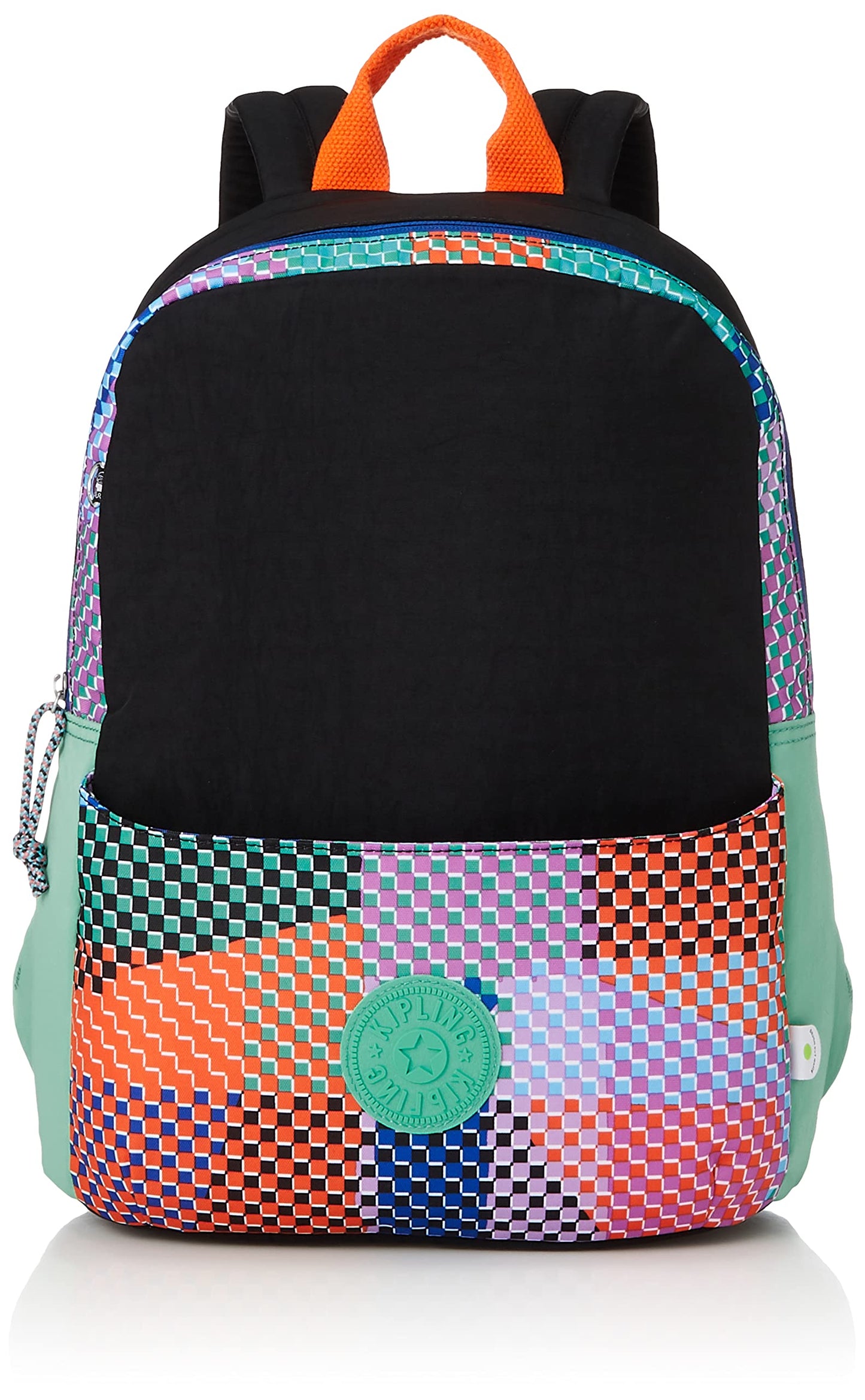 Kipling KI549589O Bold Tap Bl, Bold Tap Bl, Large slimline Backpack Made From Upcycled Material