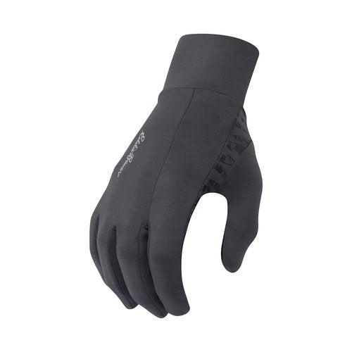 Eddie Bauer Touchscreen Warm Running Glove Liners, Standard Men's and Women's Cool Weather Gloves, Dark Grey, Large