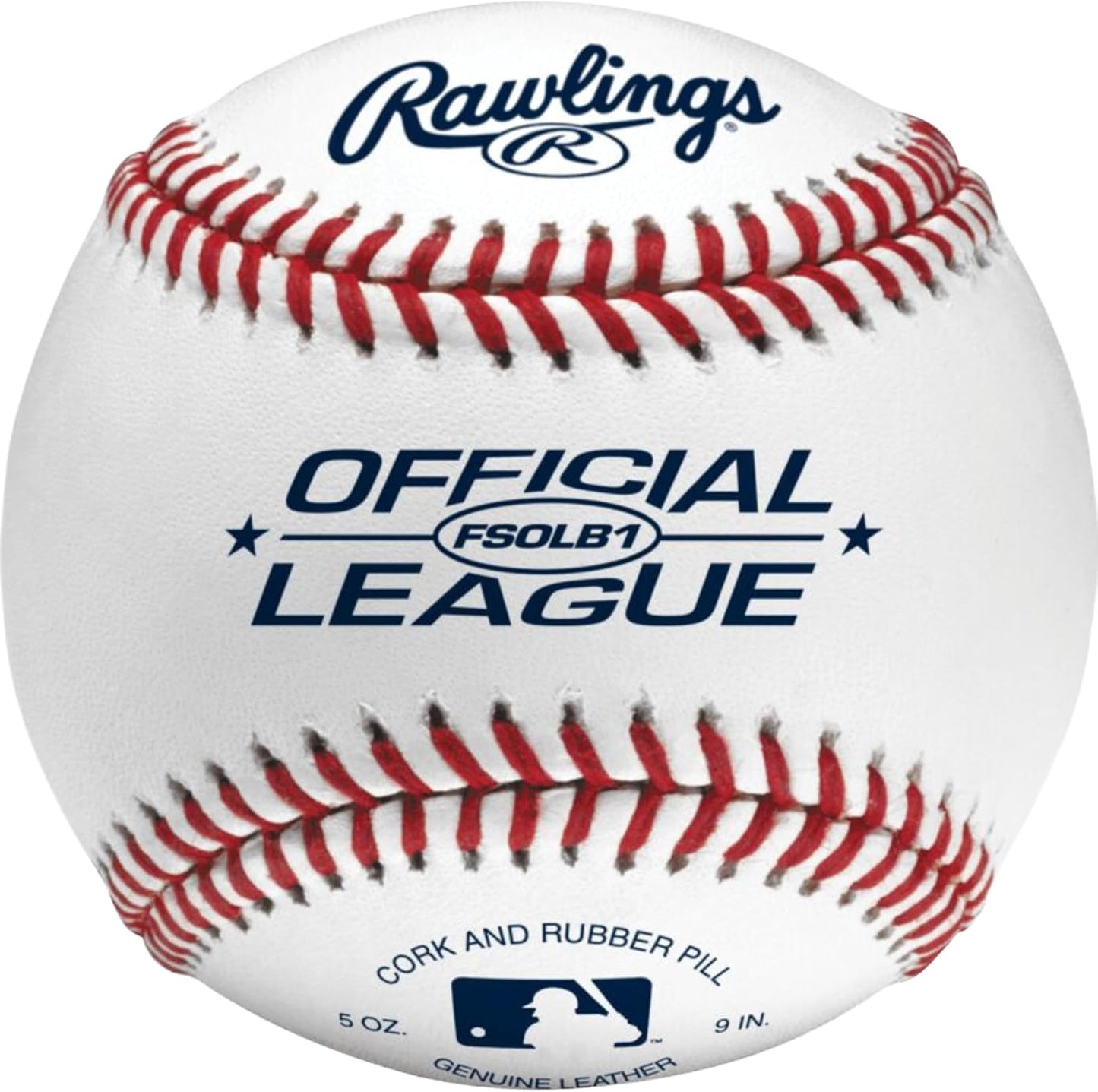 Rawlings Official League Baseballs - Flat Seam Design for Youth 14U | 12 Count Practice Pack