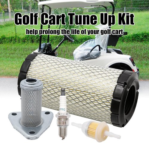 Anxingo ST-350 Golf Cart Tune Up Kit Replacement For 1996-up EZGO TXT ST350 Model, 28463G01 Air Filter 26591G01 Oil Filter BPR4ES Spark Plug
