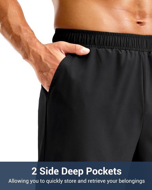 G Gradual Men's Athletic Running Shorts - Lightweight Quick-Dry with Pockets | 5"/7"/9" Sizes