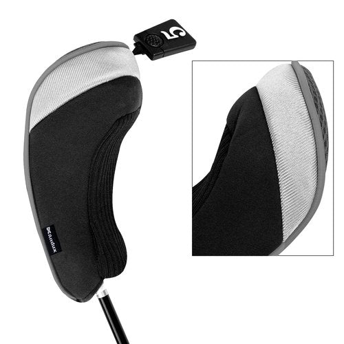 Andux Golf 460cc Driver Fairway Wood Club Head Covers 3pcs/Set Black/Grey