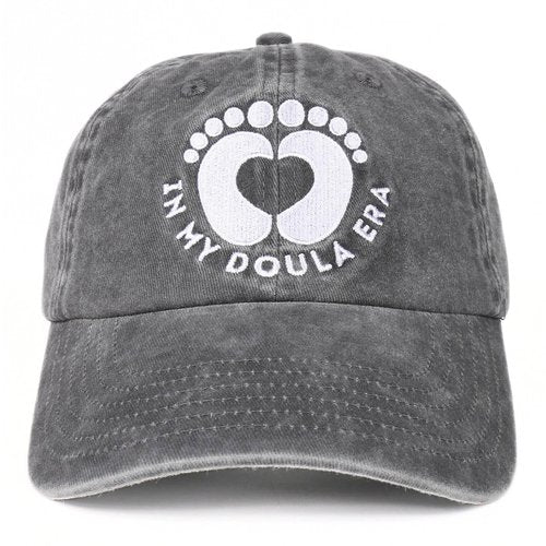 InnoBeta Doula Gifts, Thank You Gifts for Doula Embroidered Cap, Adjustable Hat Gifts Accessory for Birthday & Christmas Grey