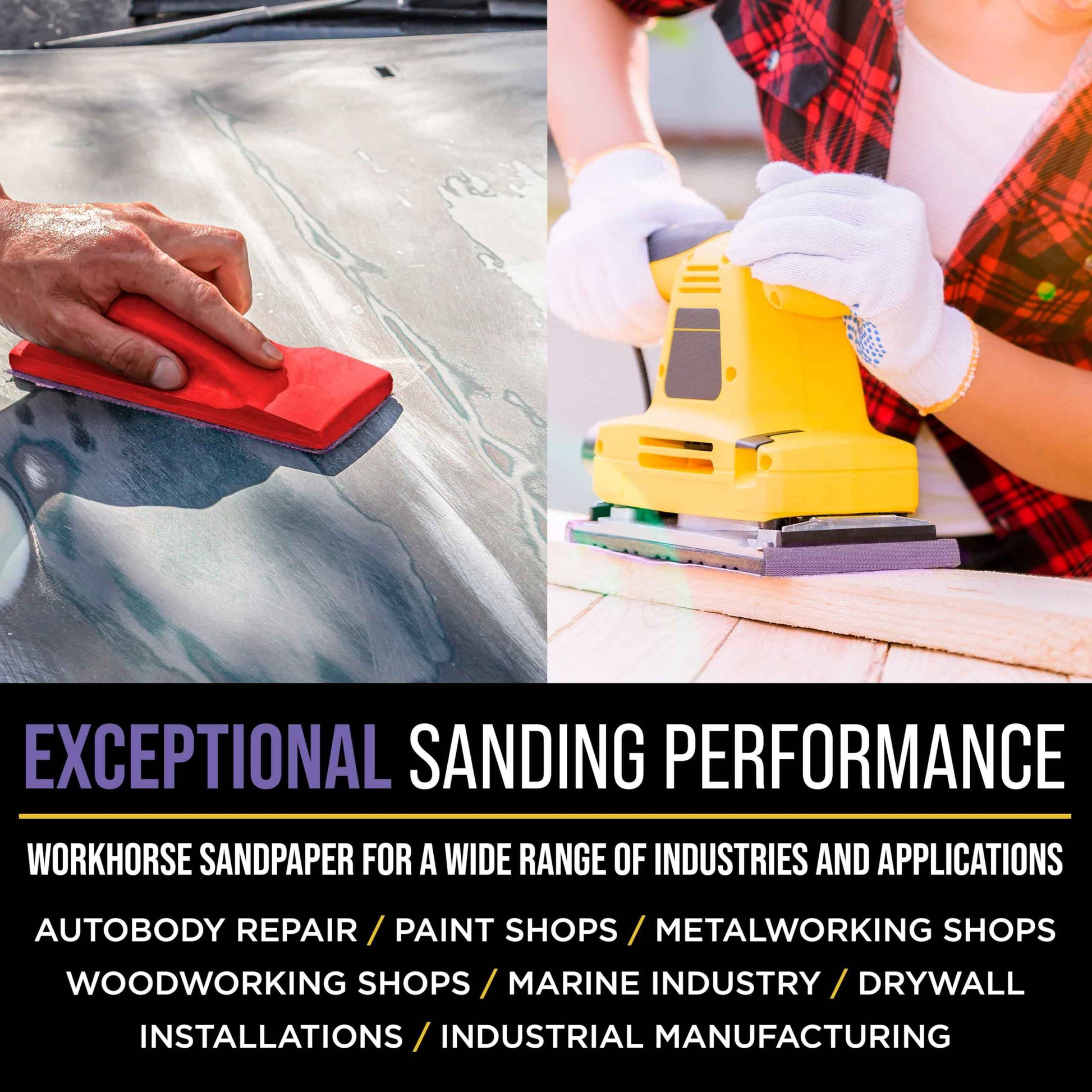 Dura-Gold Premium 1/4 Sheet Size Purple Ceramic Mesh Sandpaper, 20 Sheet Variety Pack, Grits 80, 100, 120, 150, 180, 220, 240, 320, 400, 600 - Dustless Hook & Loop Backing, Palm Sanders, Sanding Block