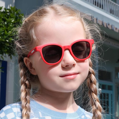 EYEBUDDY Kids Toddler Sunglasses - Polarized UV Protection for Ages 2-8 | Stylish & Safe for Boys & Girls