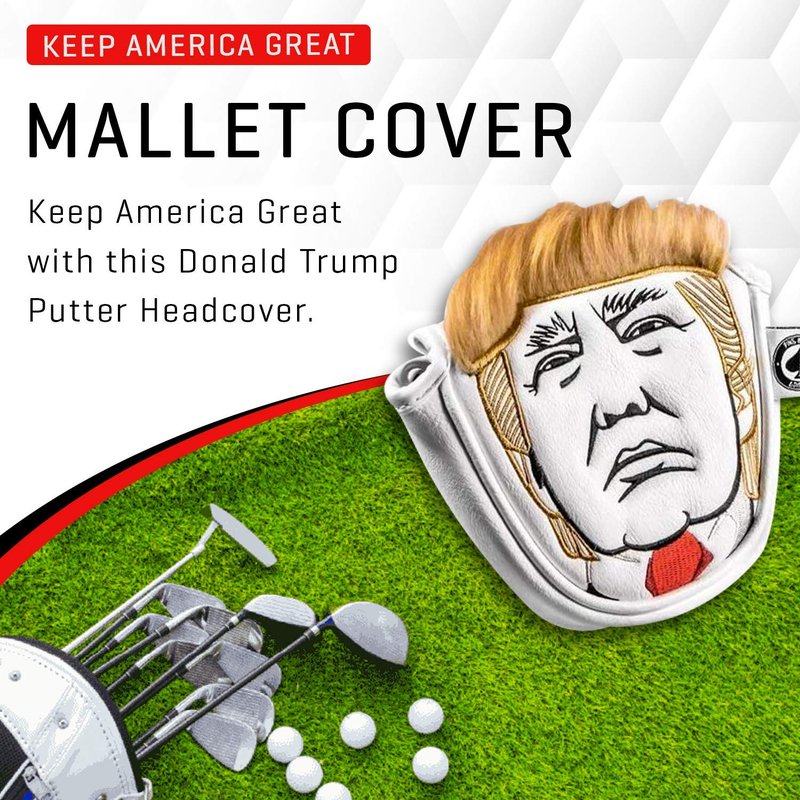 Pins & Aces Golf Co. Keep America Great Putter Head Cover (Mallet)