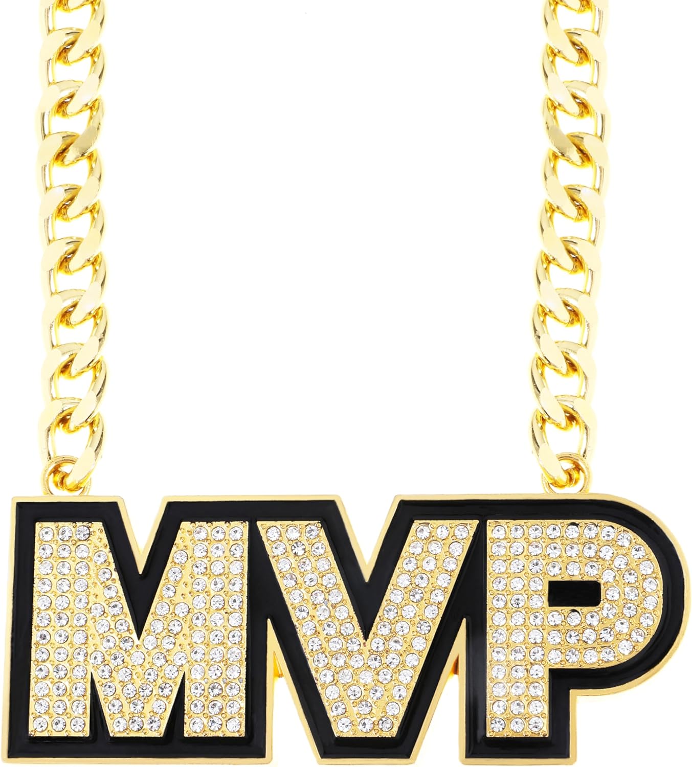 MVP Chain Medal - Most Valuable Player Award Necklace | Trophy Pendant for Baseball, Basketball, Softball