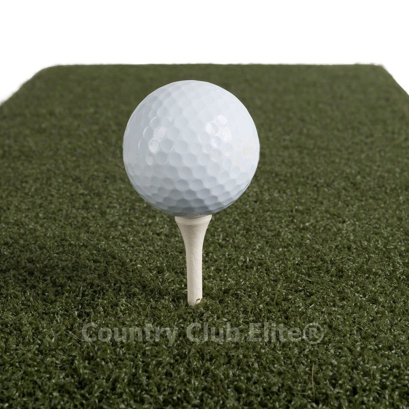 The Original Country Club Elite® by Real Feel Golf Mats® 1' X 3' Hitting Strip| Heavy Duty Commercial Practice Mat | Accepts A Real Tee | Swing Down and Through | Indoor/Outdoor