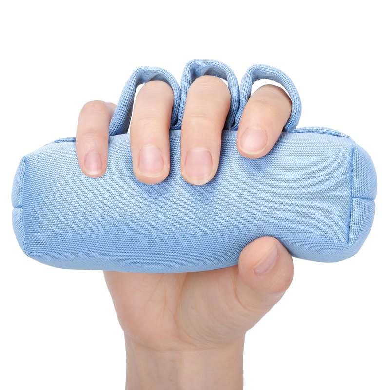 NIdreamCE Palm Protector for Hand Contracture with Separators, Palm Grip Cushions for Finger Contracture Prevention for Stroke, Parkinson Dementia, Arthritis, Hand Grip Strengthener (1)
